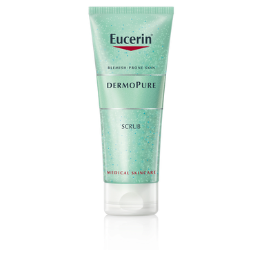 Юцерин (Еucerin) ДермоПьюр скраб для вмивання проблемної шкіри обличчя 100 мл